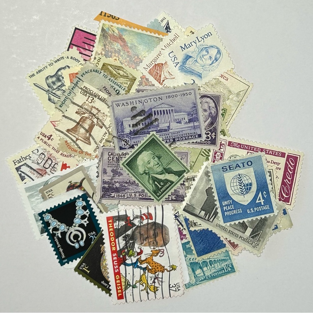 Vintage Postage Stamp Collection